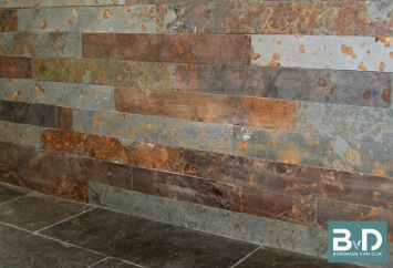Oxide Multicolor Slate Leisteen Wandstrips