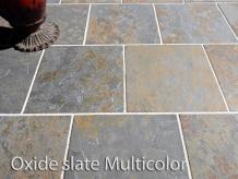 Oxide Slate Multicolor Leisteen 60x60x1 cm