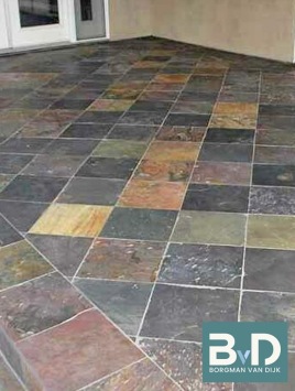 Peacock leisteen Multicolor Slate 30x60x1,2 cm