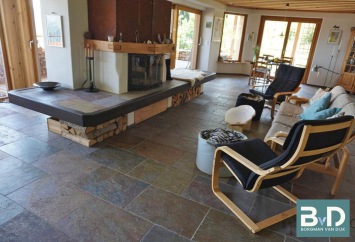 Peacock leisteen Multicolor Slate 60x60x1,5 cm