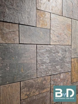 Peacock Slate Leisteen romaansverband 1,2 cm dik