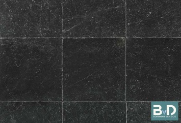 Black Marble Tumbled 20x20x1 cm