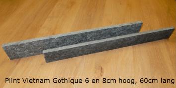 Plint Vietnamees Hardsteen Soft Finish 60x11x1,5 cm