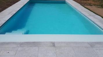 Keramische Zwembadrand Pepperino Dark 60x35x2/4cm