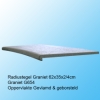 Radiustegel Graniet 62x35x2/4 cm