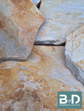 Rio Sunrise Flagstones 2-3 cm dik Tegels terras