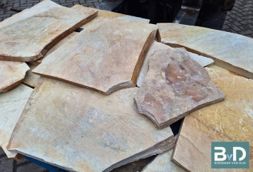 Yellow / Rio Sunrise Flagstones 2-3 cm dik