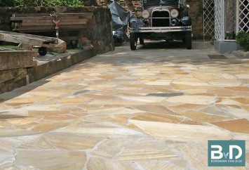 Yellow / Rio Sunrise Flagstones 2-3 cm dik