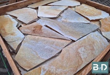 Yellow / Rio Sunrise Flagstones 2-3 cm dik