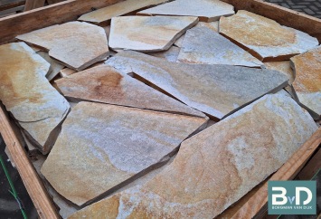 Yellow / Rio Sunrise Flagstones 2-3 cm dik
