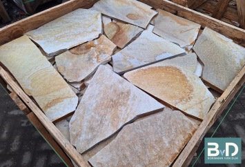 Yellow / Rio Sunrise Flagstones 2-3 cm dik