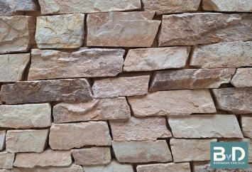 Rockface Golden Kwartsiet 3-5 cm dik