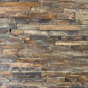 Rusty Slate Splitface Wall Cladding
