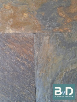 Rusty Slate Leisteen Groot Wildverband ca.3 cm