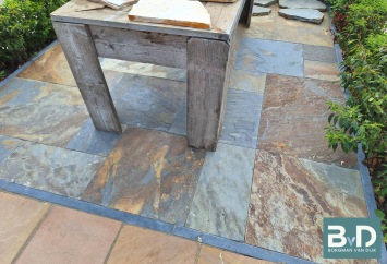 Rusty Slate Leisteen Groot Wildverband ca.3 cm