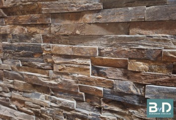 Rusty Slate Splitface Wall Cladding