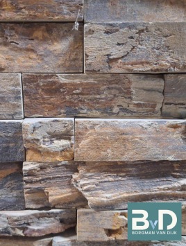 Rusty Slate Splitface Wall Cladding