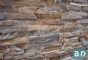 Rusty Slate Splitface Wall Cladding