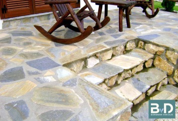 Flagstones Yellow Shards tuinbestrating