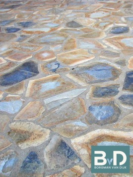 Mediterraanse Flagstones Yellow Shards