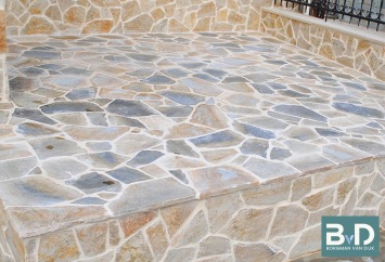 Mediterraanse Flagstones Yellow Shards