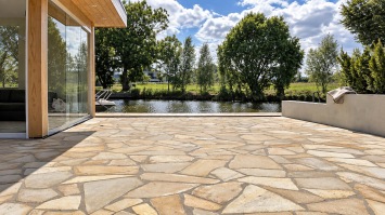 Solnhofer Yellow Flagstones 2-2,5 cm dik
