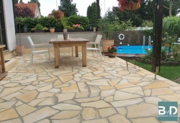Solnhofer Yellow Flagstones 2,5-3 cm dik