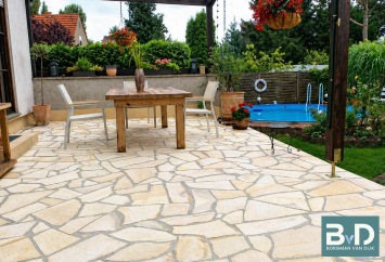 Solnhofer Yellow Flagstones 2,5-3 cm dik