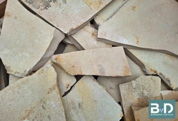 Solnhofer Yellow Flagstones 2,5-3 cm dik