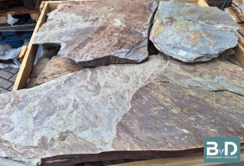 Spanish Ocre Multicolor Flagstones 2,5-4 cm dik