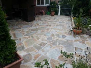 Mediterraanse Flagstones Yellow Shards