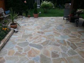 Mediterraanse Flagstones Yellow Shards