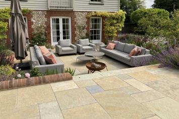 Castle Stone Beige Groot Wildverband Natural ca. 2,5 cm dik