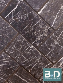 Toros Black Marmer Anticato 20x10x1 cm klinkervloer