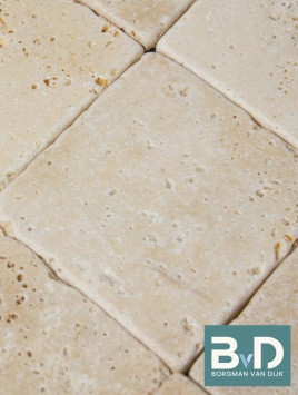 Travertin Apulia Ivory 10x10x1 cm