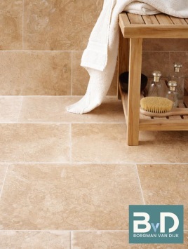 Travertin Light Anticato 40,6x61x1,2 cm vloertegels