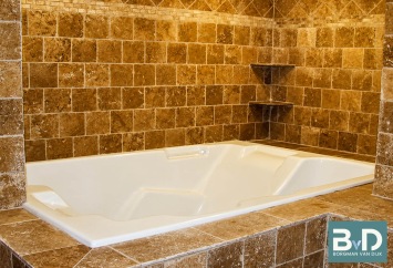 Travertin Noce 10x10x1 cm Anticato
