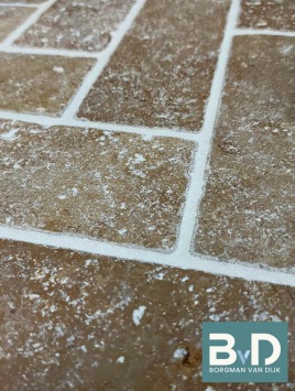 Travertin Noce Anticato Tegelklinkers 20,3x7,5x1 cm
