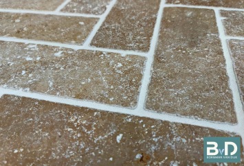 Travertin Noce Anticato Tegelklinkers 20,3x7,5x1 cm