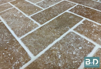 Travertin Noce Anticato Tegelklinkers 20,3x7,5x1 cm