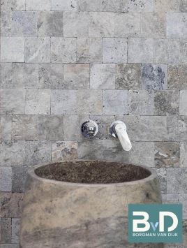 Travertin Silver Blue Anticato 15x15x1 cm
