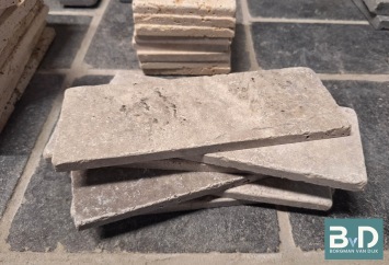 Travertin Silver Blue Anticato Tegelklinkers 20,3x7,5x1 cm