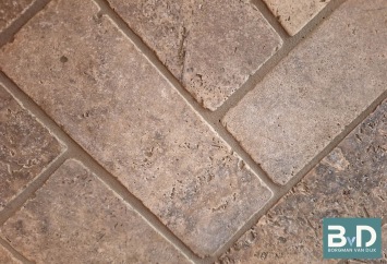 Travertin Silver Blue Anticato Tegelklinkers 20,3x7,5x1 cm