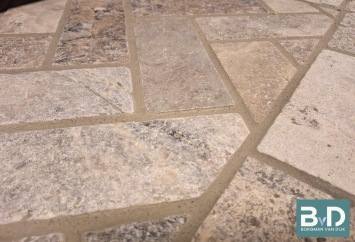 Travertin Silver Bricks 20,3x7,5x1 cm Anticato