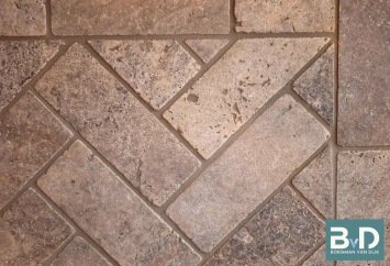 Travertin Silver Bricks 20,3x7,5x1 cm Anticato