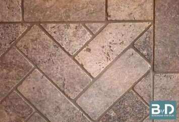 Travertin Silver Bricks 20,3x7,5x1 cm Anticato