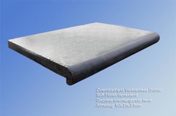 Zwembadrand Vietnamees Hardsteen Soft Finish 50x35x3/5 cm