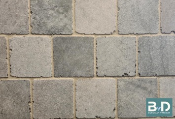 Vietnamees Hardsteen 20x20x2 cm Gezaagd / Getrommeld