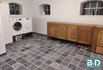 Vietnamees Hardsteen Soft Finish 20x20x1,5 cm verouderd