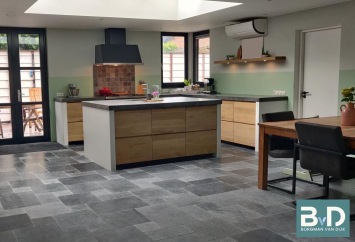 keukentegels Vietnamees hardsteen wildverband